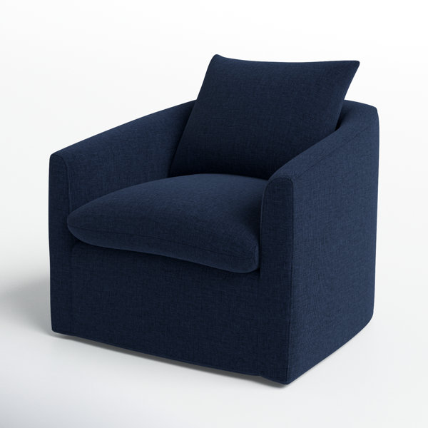 Menta Upholstered Swivel Barrel Chair & Reviews Joss & Main